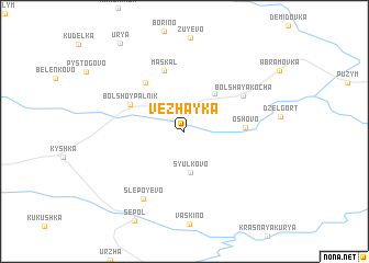 map of Vezhayka