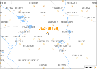 map of Vezhbitsa