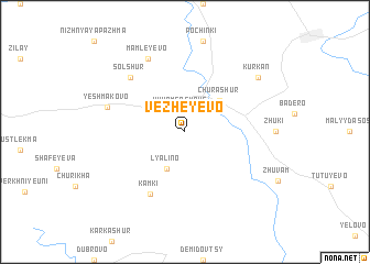 map of Vezheyevo