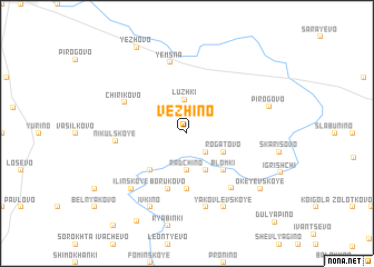 map of Vezhino