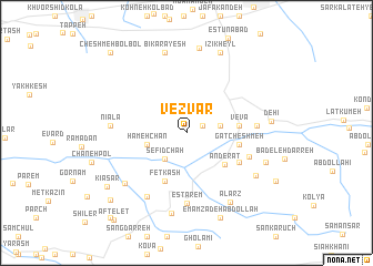 map of Vezvār