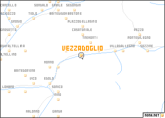 map of Vezza dʼOglio