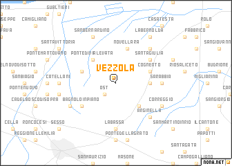 map of Vezzola