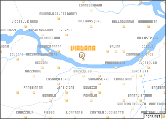 map of Viadana