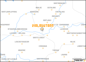 map of Viala-du-Tarn