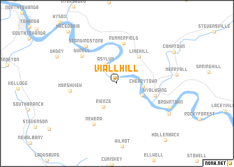 map of Viall Hill