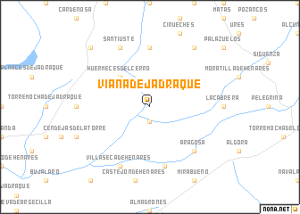 map of Viana de Jadraque