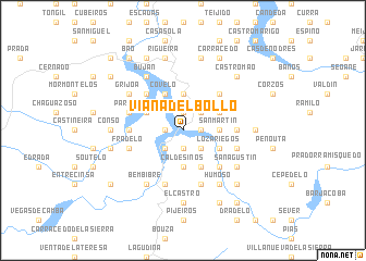 Viana del Bollo (Spain) map