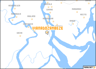 map of Viana Do Zambeze