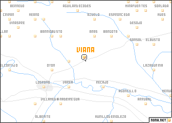 map of Viana