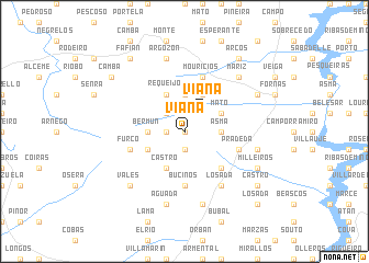 map of Viana