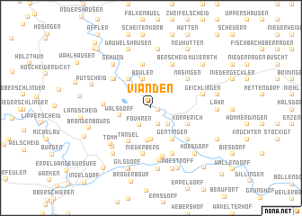 map of Vianden