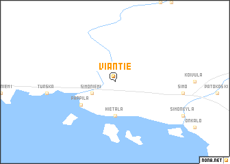 map of Viantie