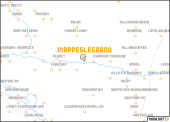 map of Viâpres-le-Grand