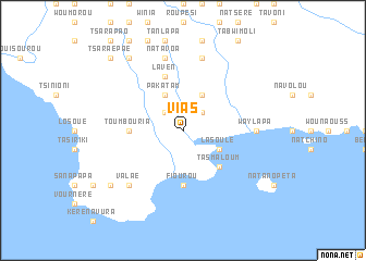 map of Vias