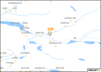 map of Via