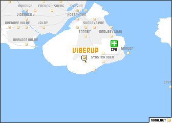 map of Viberup