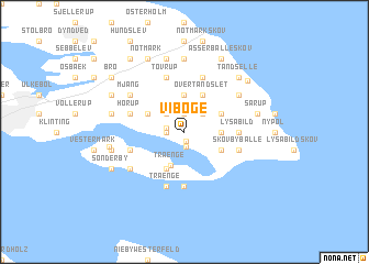 map of Vibøge