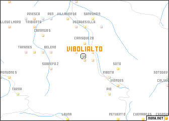 map of Viboli Alto