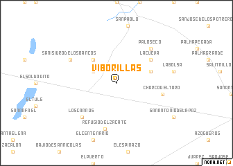 map of Viborillas