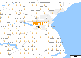 map of Viby-Terp