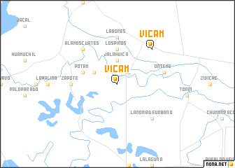 map of Vícam