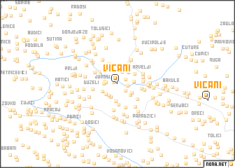 map of Vicani