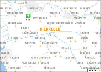 map of Vicarello