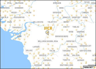 map of Vica