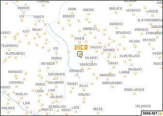 map of Viča