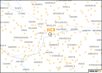 map of Viča