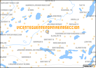 map of Vicente Guerrero Primera Sección