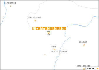 map of Vicente Guerrero