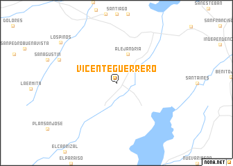 map of Vicente Guerrero