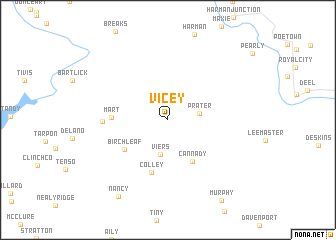 map of Vicey