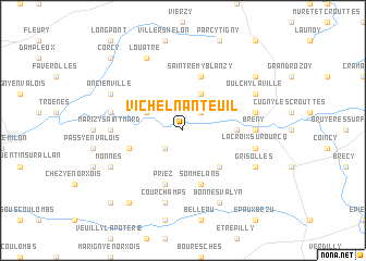 map of Vichel-Nanteuil