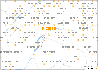 map of Vichier