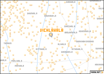 map of Vichlāwāla