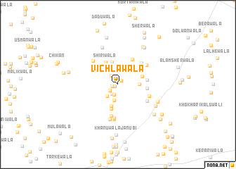 map of Vichlāwāla