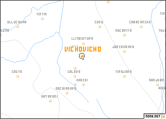 map of Vicho Vicho