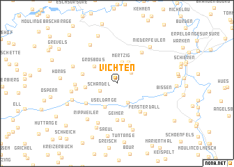 map of Vichten