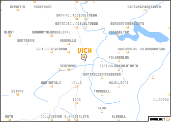 map of Vich