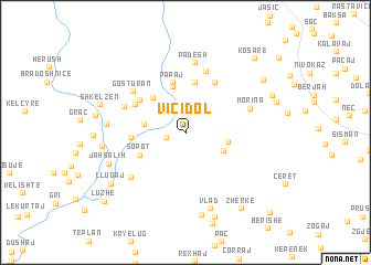 map of Viçidol