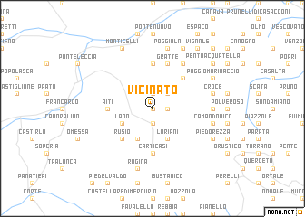 map of Vicinato