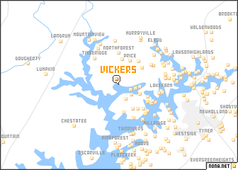 map of Vickers