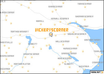 map of Vickerys Corner