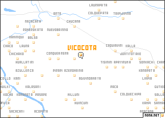 map of Vicocota