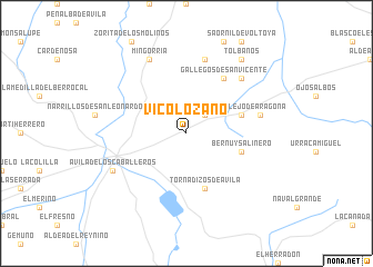 map of Vicolozano