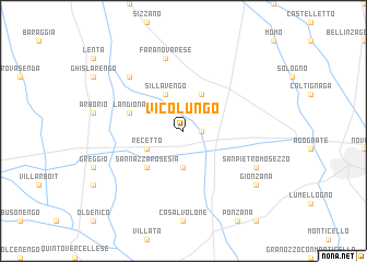 map of Vicolungo