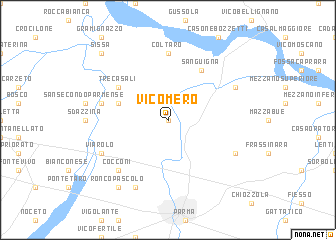 map of Vicomero